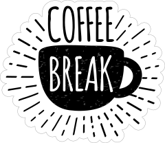 Coffee Break Sticker