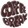 Coffee Break Typography Sticker