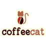 Coffee Cat Logo Sticker
