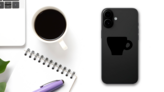 Coffee Cup Sticker on a Phone (New) example