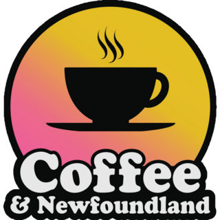 Coffee & Newfoundland Sticker