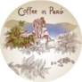 Coffee Picking In Peru Illustration Sticker