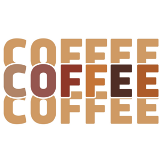 Coffee Repeated Sticker