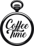 Coffee Time Clock Sticker