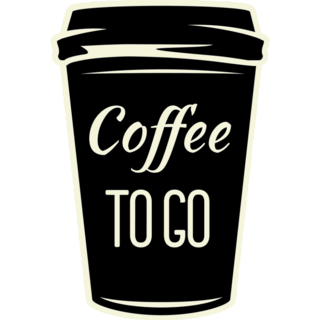 Coffee To Go Sticker