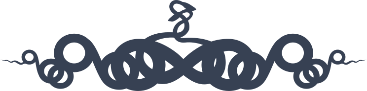 Coiled Snakes Sticker