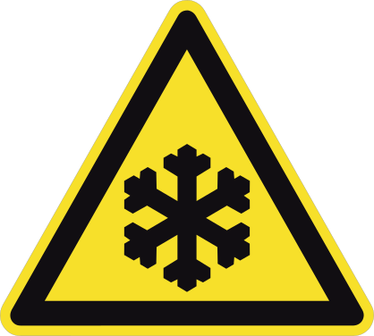 Cold Sign Sticker