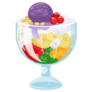 Cold Sweet Dessert Very Tasty Sticker