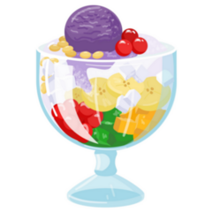 Cold Sweet Dessert Very Tasty Sticker