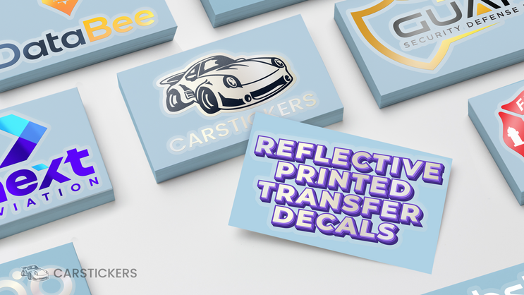 Collection of Reflective Printed Transfer Decals