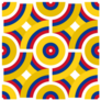 Colombia Pattern Sticker