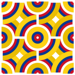Colombia Pattern Sticker