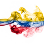 Colombia Smoke Flag Sticker