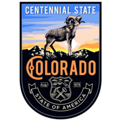 Colorado Centennial State Sticker