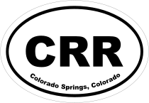 Colorado Springs, Colorado Oval Stickers