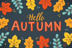 Colorful Autumn Fall Sticker