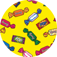 Colorful Candy Seamless Pattern Sticker