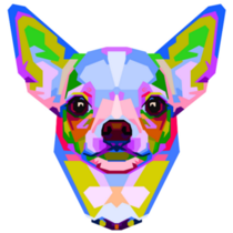 Colorful Chihuahua Sticker