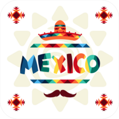 Colorful Ethnic Mexico Sticker