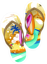 Colorful Flip-flops Beach Design Sticker
