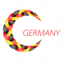 Colorful Germany Flag Braid Sticker