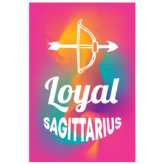 Colorful Loyal Sagittarius Sticker