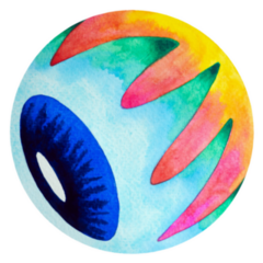 Colorful Magic Spiritual Eyeball Sticker