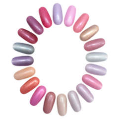 Colorful Nail Color Options Sticker