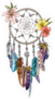 Colorful Native Indian Symbol Dream Catcher Sticker