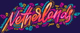 Colorful Netherlands Sticker