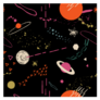 Colorful Pattern Of Space Sticker