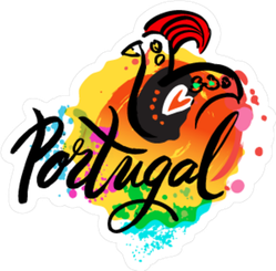 Colorful Portugal Logo Sticker