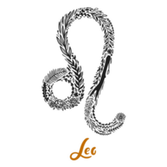 Coloring Book Leo Zodiac Sign Sticker