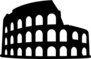 Colosseum Silhouette Sticker