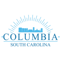 Columbia, South Carolina Banner Design Sticker