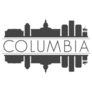 Columbia South Carolina Usa Skyline Mirror Sticker