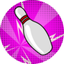 Comic Bowling Pin Pop Art Sticker