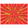 Comic Lightning Bolt Pop Art Sticker