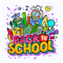 Comic Speech Bubble Back To School Lettering Sticker