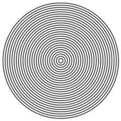 Concentric Circle Sticker