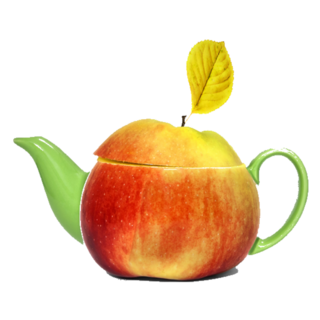 Concept Apple Tea Pot Sticker