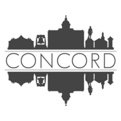 Concord New Hampshire Usa Skyline Sticker