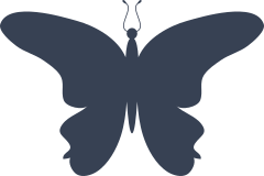 Confident Butterfly Sticker