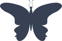 Confident Butterfly Sticker