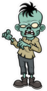 Confused Cartoon Zombie Sticker
