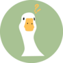 Confused Goose Sticker