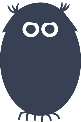 Confused Owl Sticker