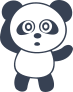 Confused Panda Bear Sticker