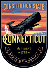Connecticut Banner Sticker