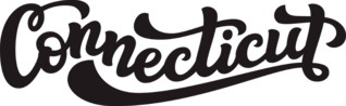 Connecticut Calligraphy Sticker